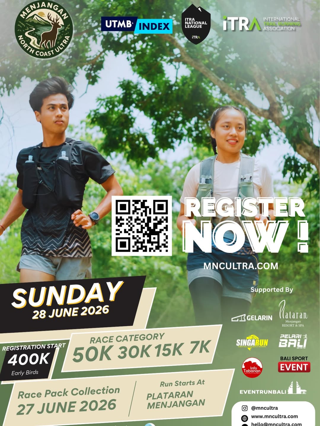 Menjangan North Coast Trail Ultra 2026