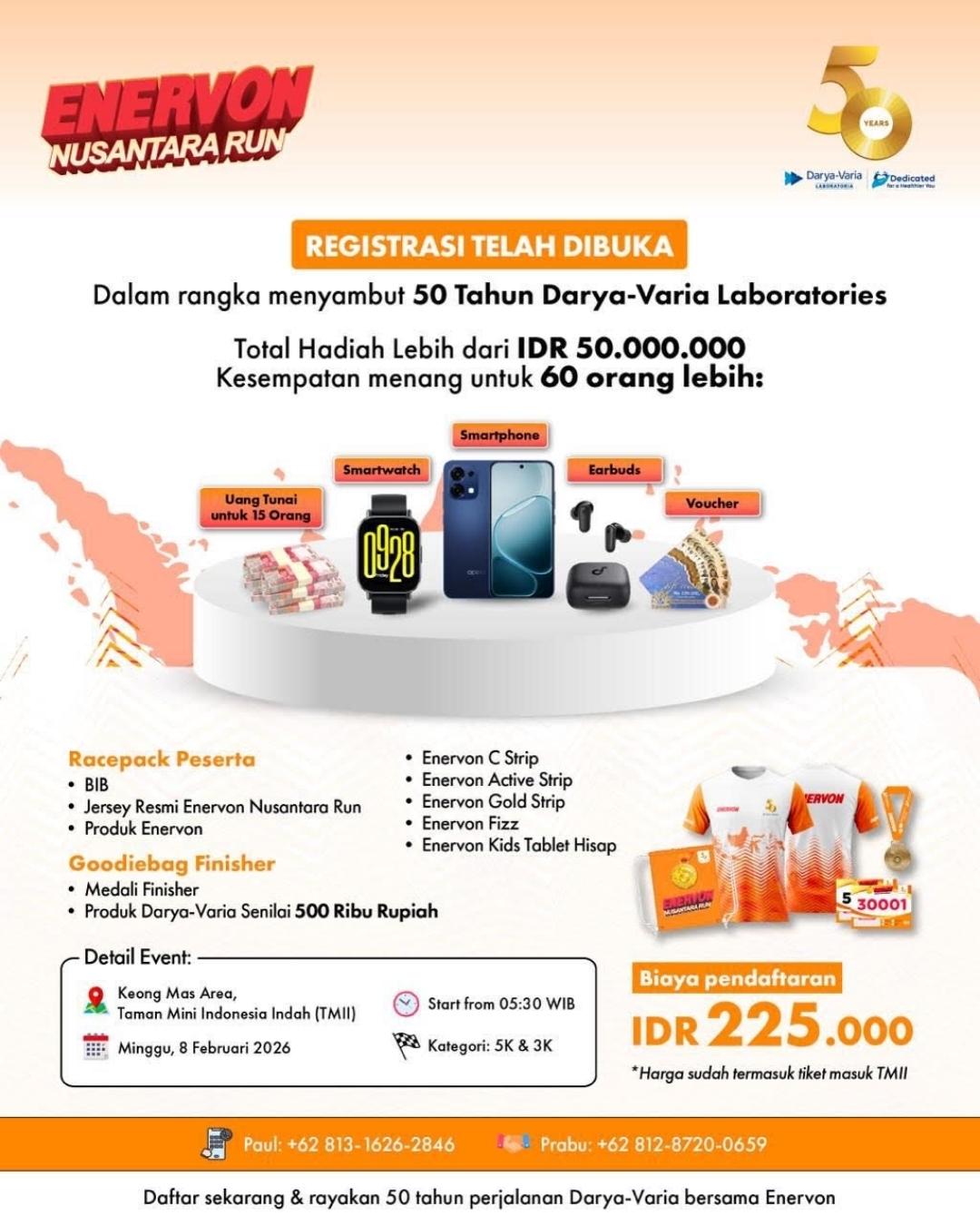 Enervon Nusantara Run 2026