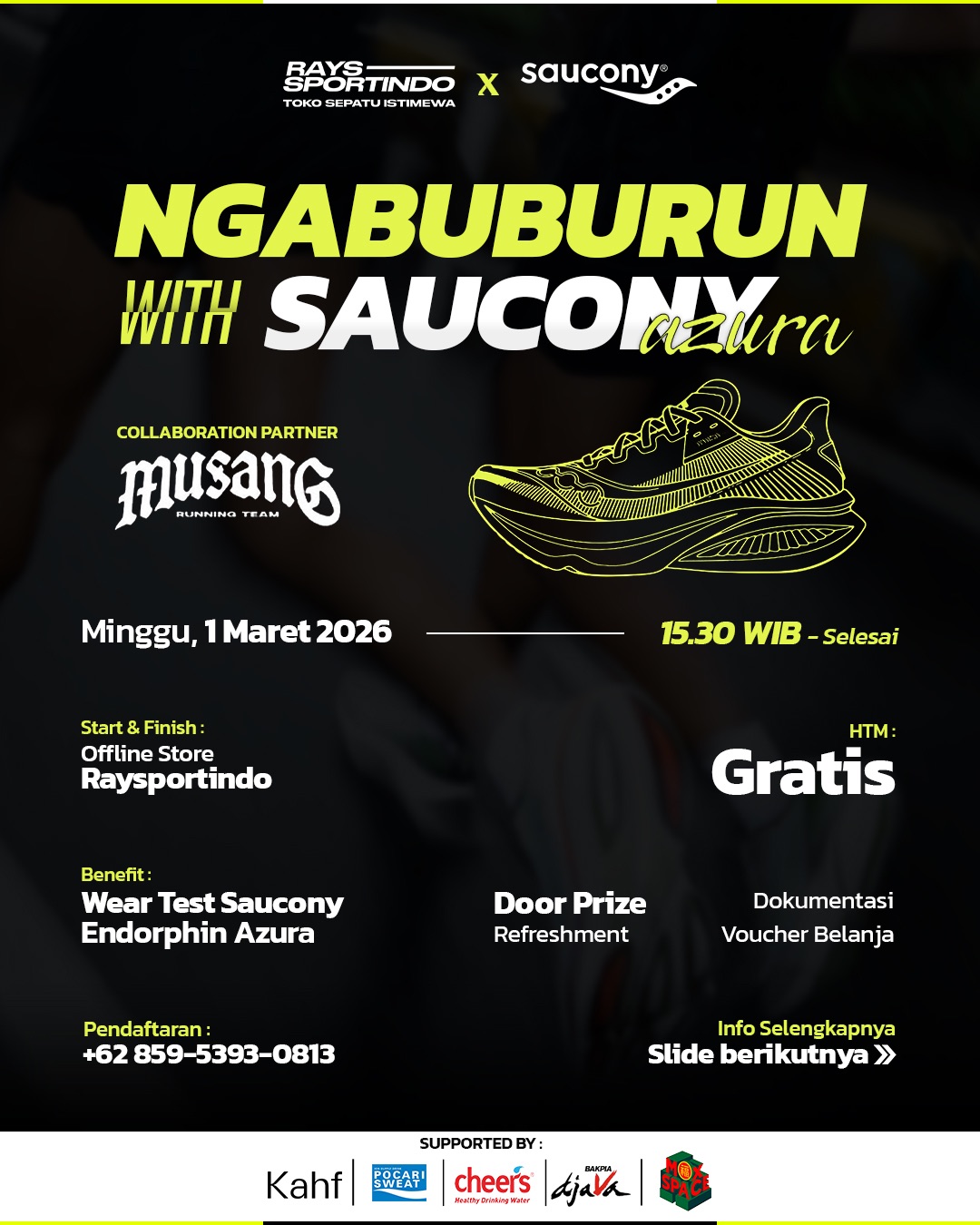 NgabubuRun with Saucony Azura