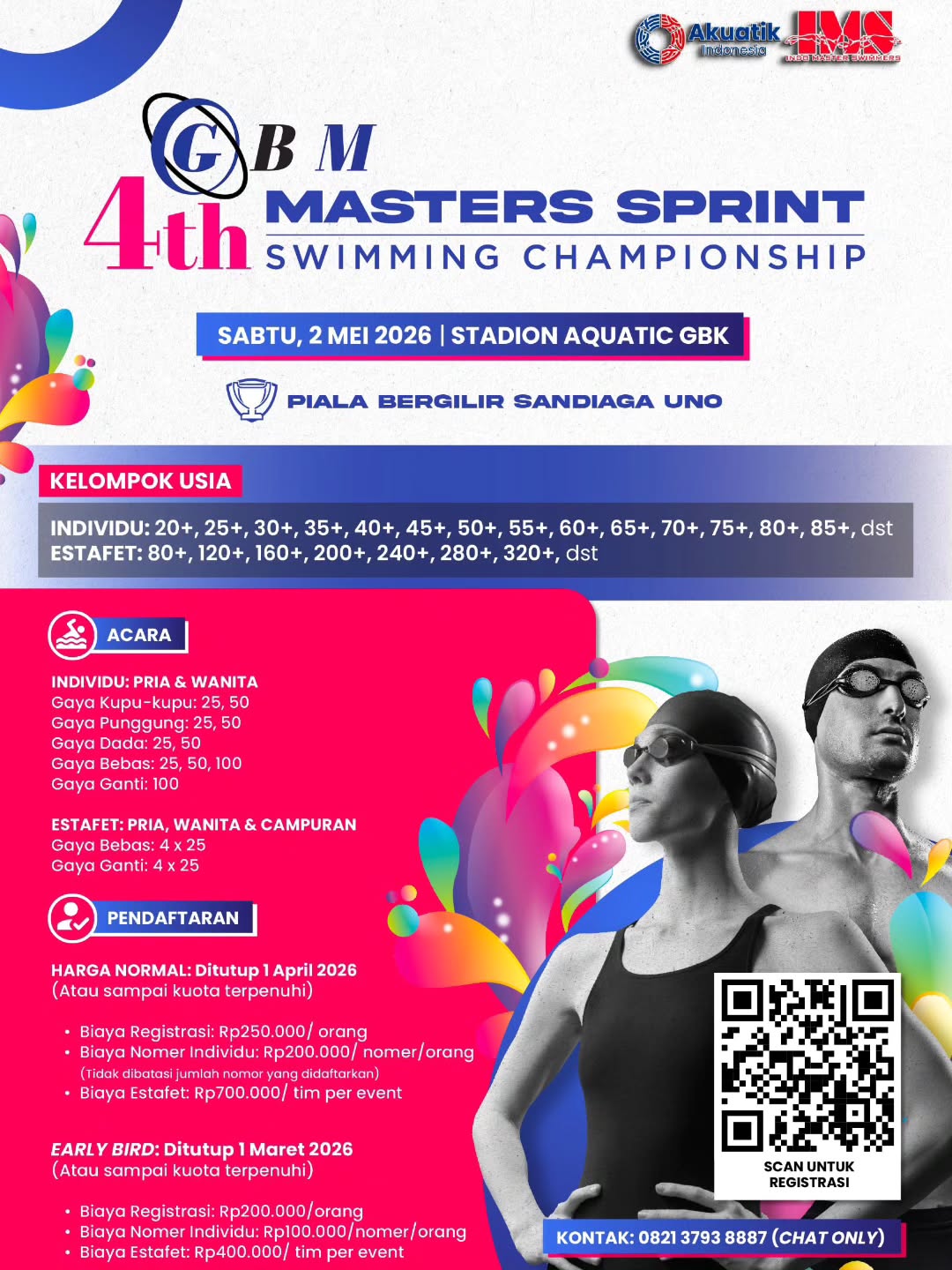 The 4th GBM Masters Sprint Swimming Championship 2026