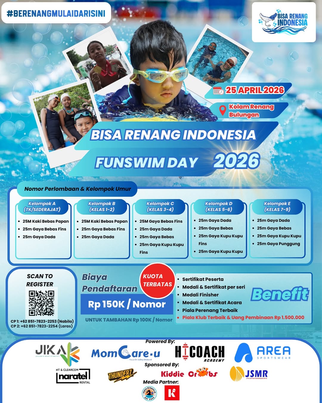 BISA RENANG INDONESIA FUNSWIM DAY 2026