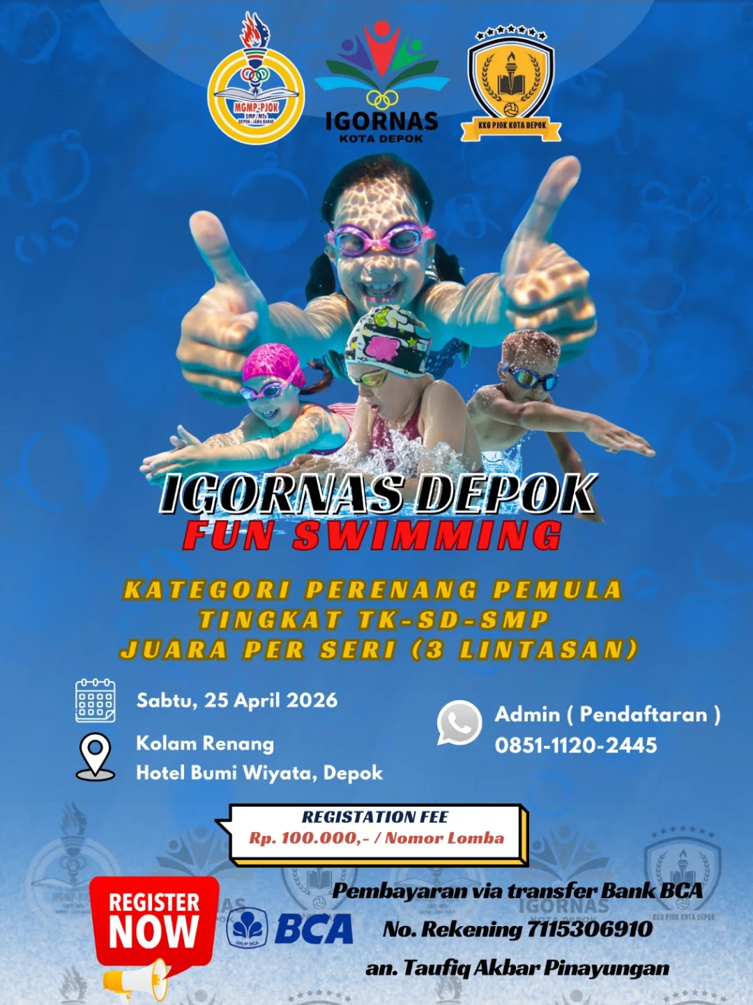 IGORNAS KOTA DEPOK FUN SWIMMING 2026