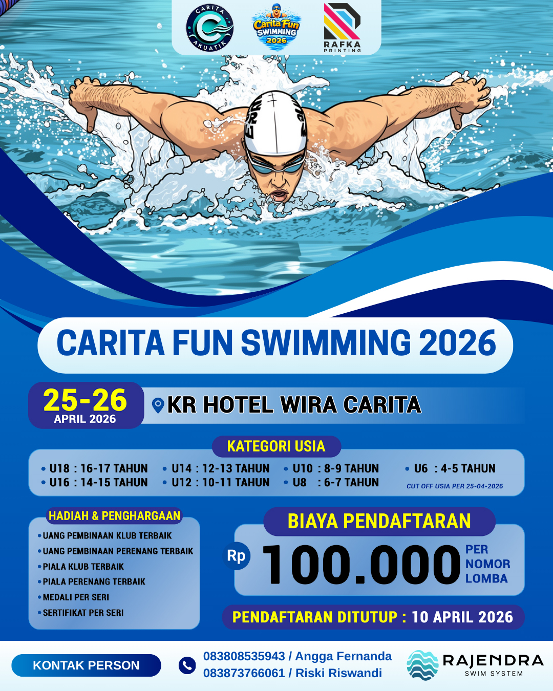 CARITA FUN SWIMMING 2026