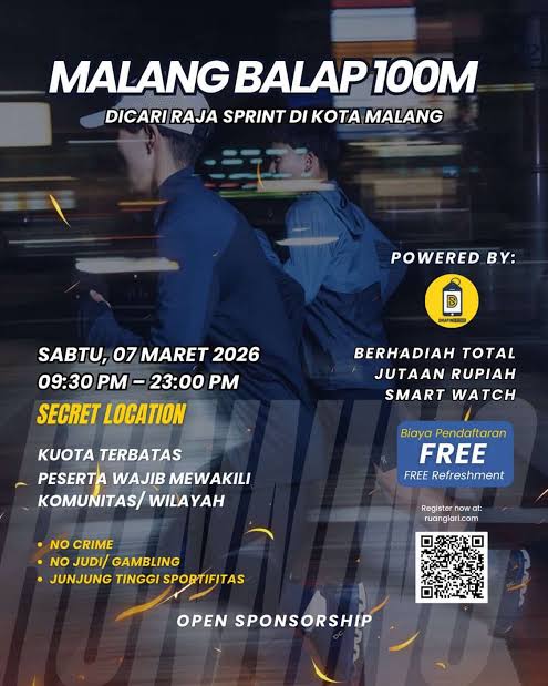 Malang Balap 100M