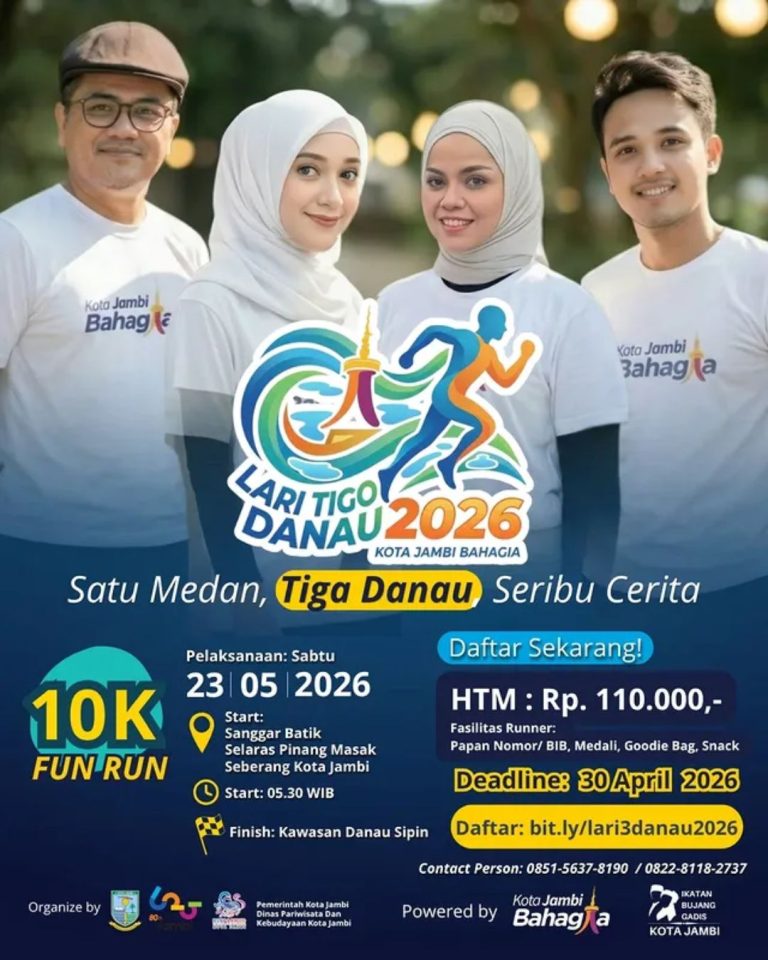 Lari Tigo Danau Kota Jambi 2026