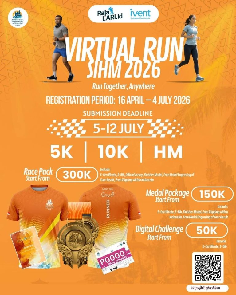 Virtual Run Sanur Bali International Half Marathon