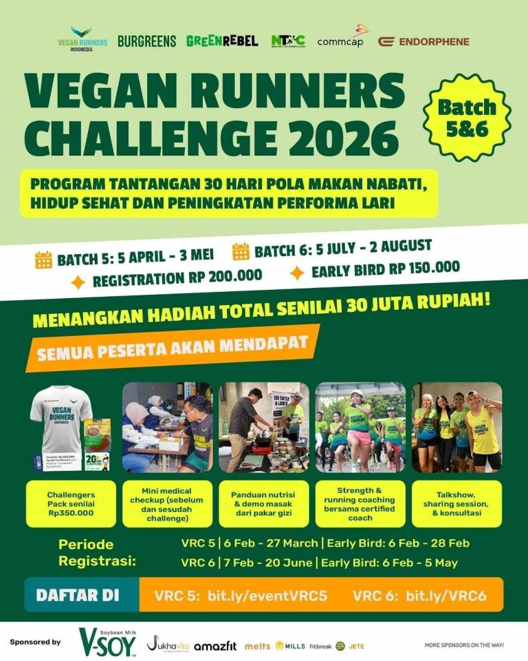 Vegan Runners Challenge 2026 Batch 5 & 6