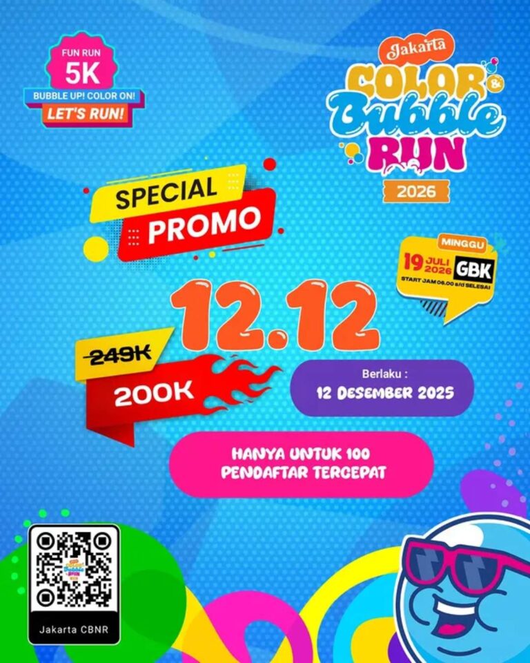 Jakarta Color & Bubble Run 2026
