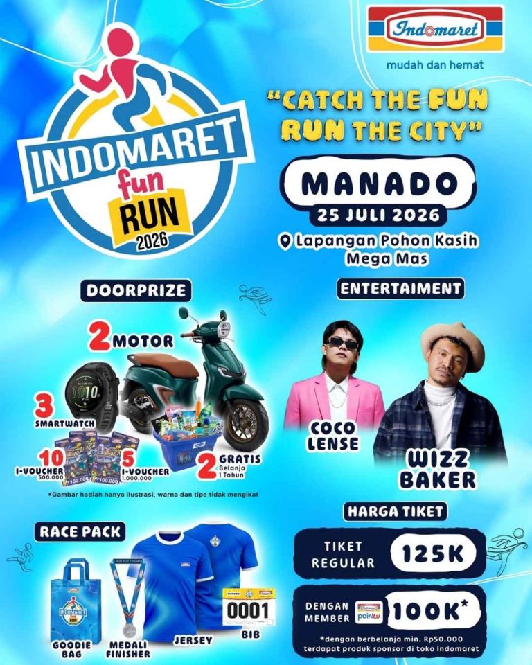 Indomaret Fun Run 2026 Manado