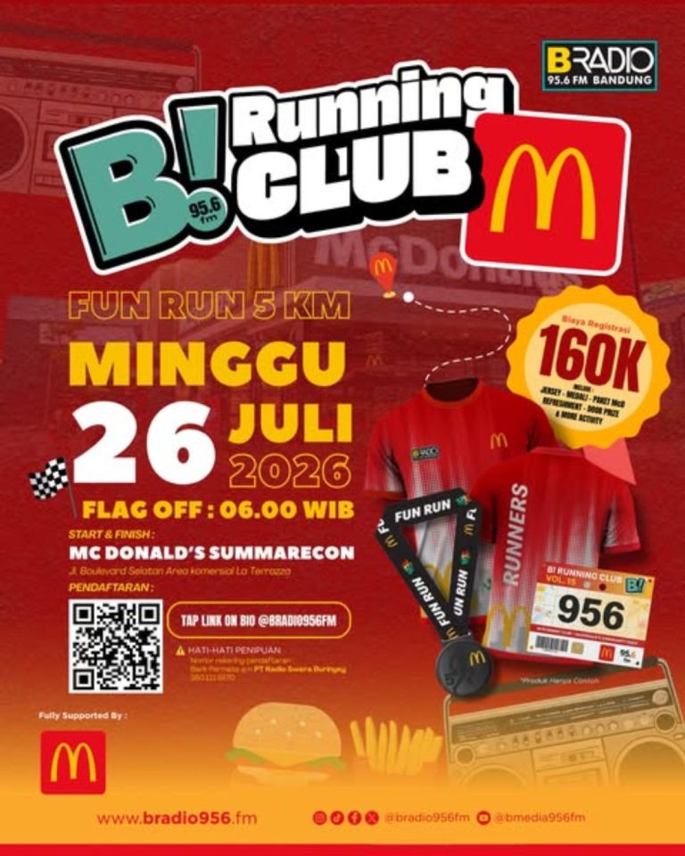 B! Running Club x McDonald's Vol. 15