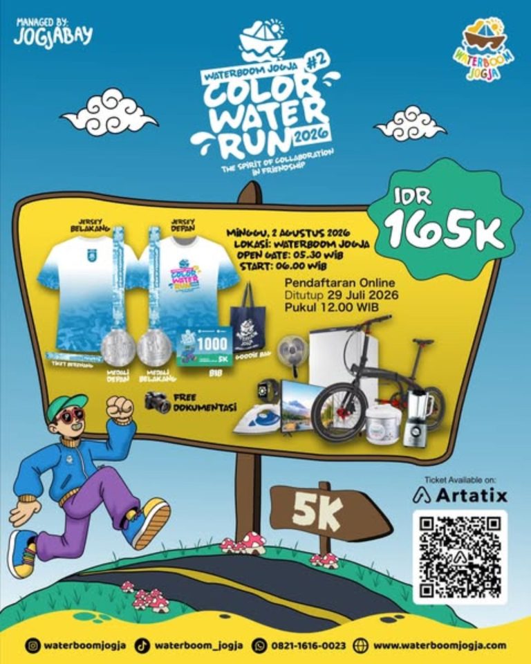 Waterboom Jogja Color Water Run 2026