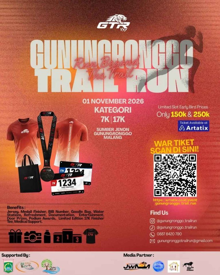 Gunungronggo Trail Run (GTR) 2026
