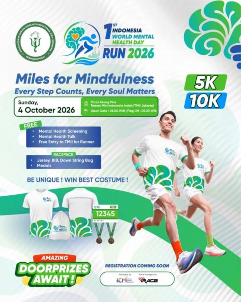 The 1st Indonesia World Mental Health Day Run 2026