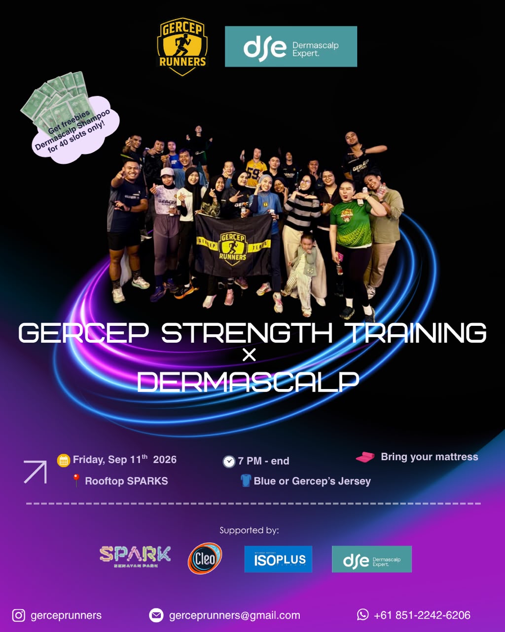 Gercep Strength Training x Dermascalp