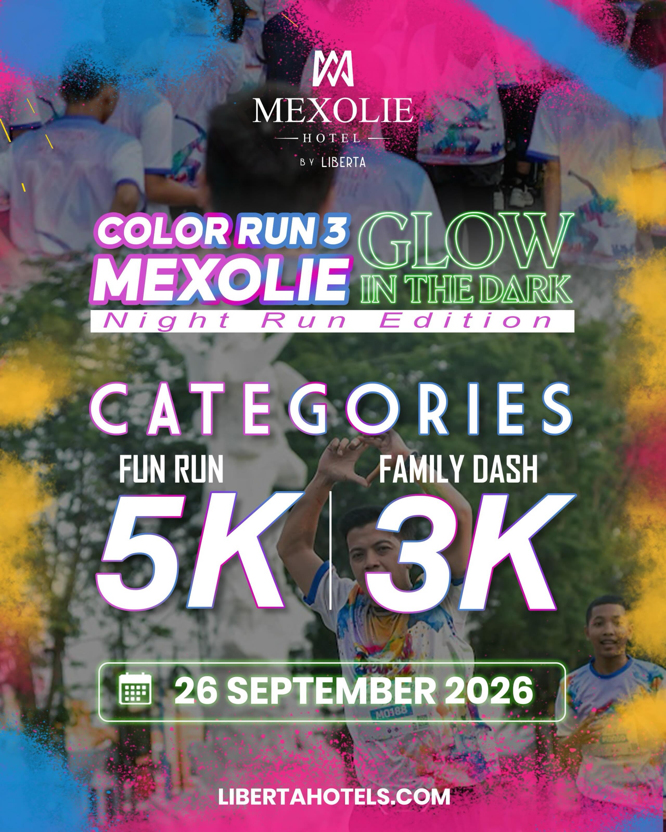 Color Run 3 Mexolie: Glow in the Dark – Night Run Edition