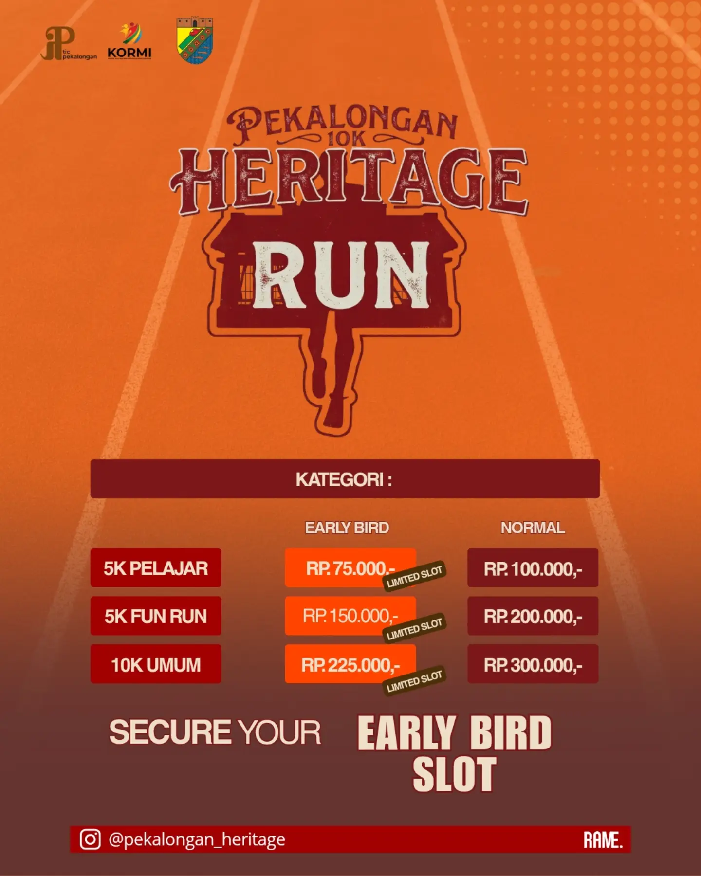 Pekalongan10K Heritage Run 2026
