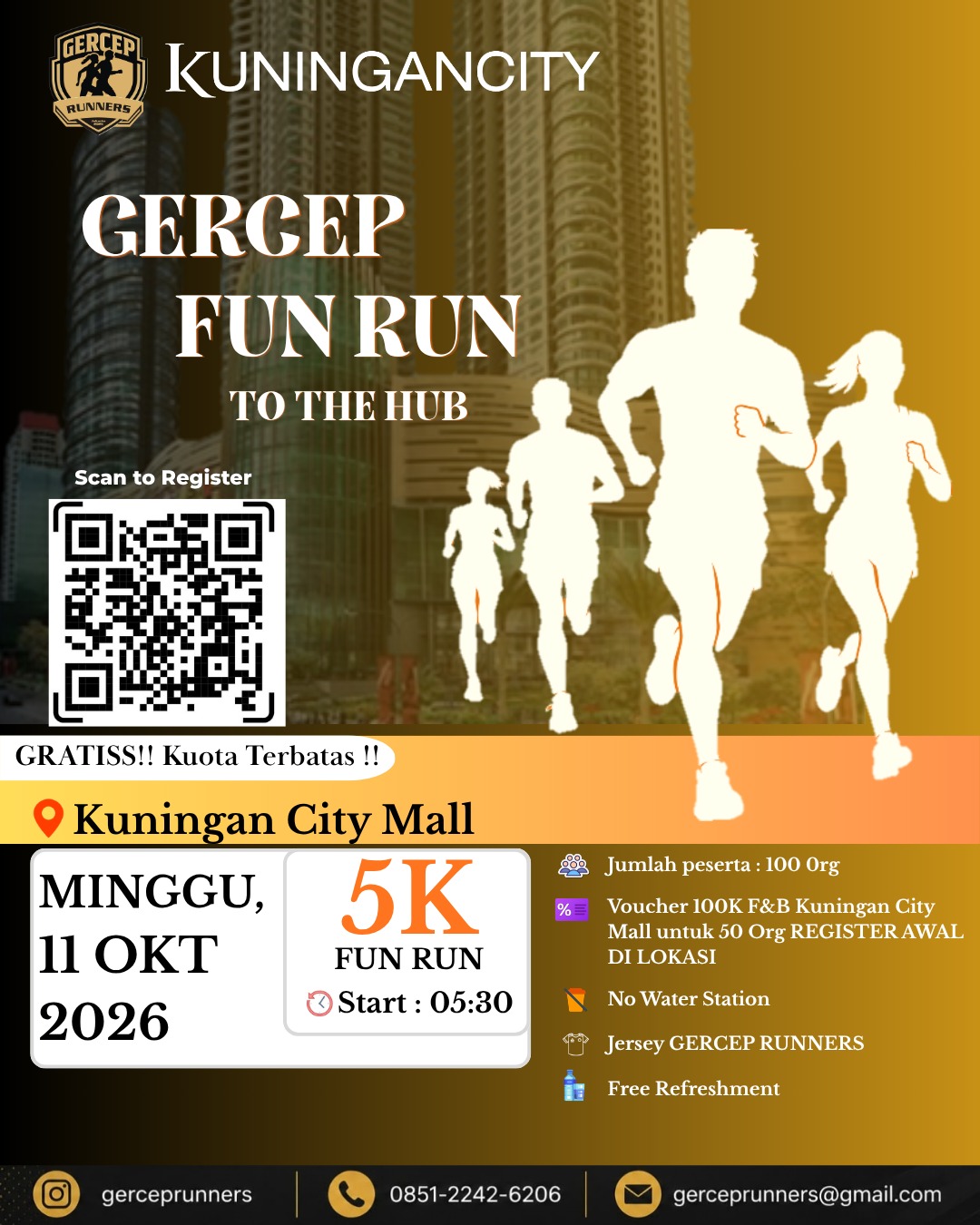 GERCEP FUN RUN TO THE HUB 5K