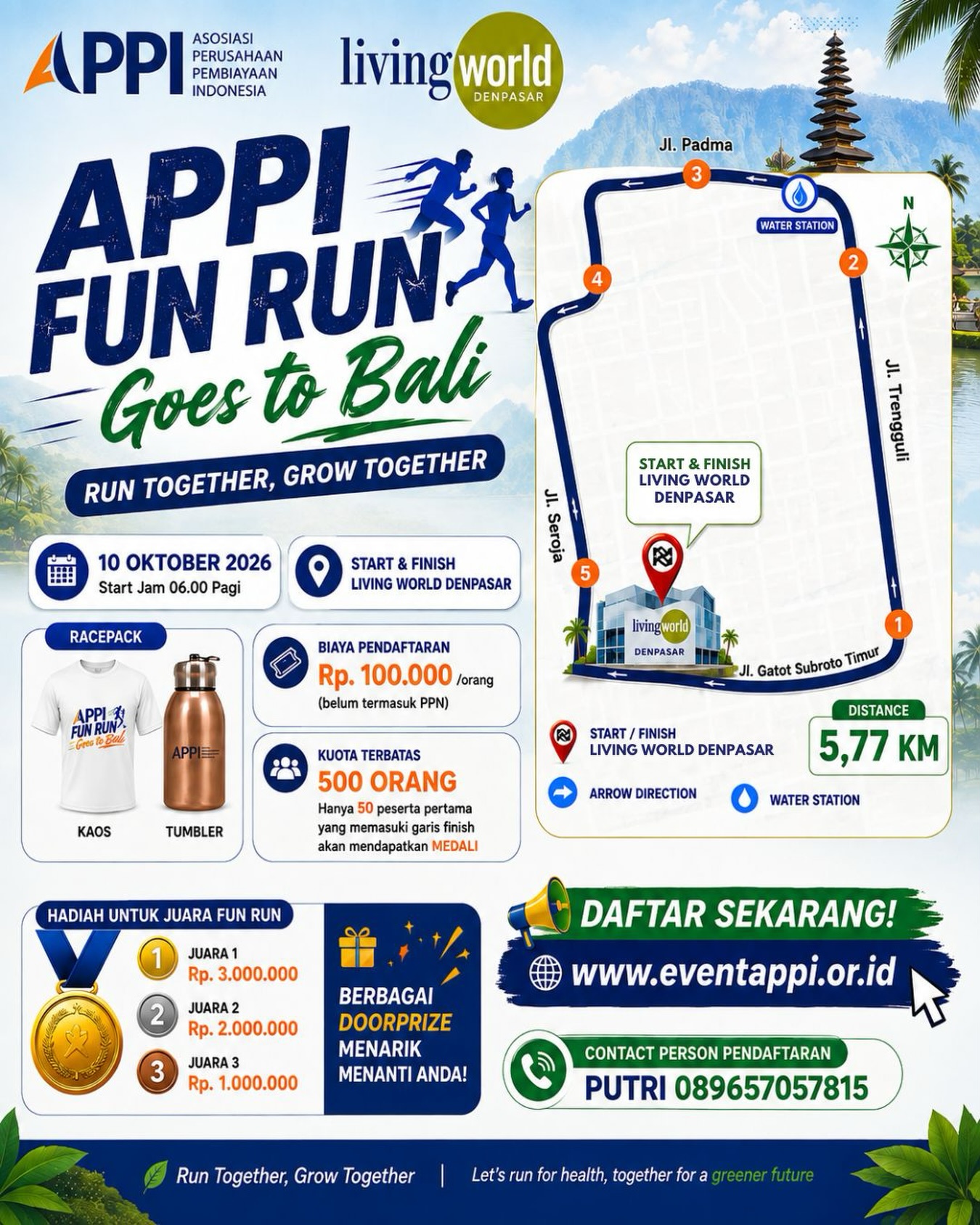 APPI Fun Run Goes to Bali 2026