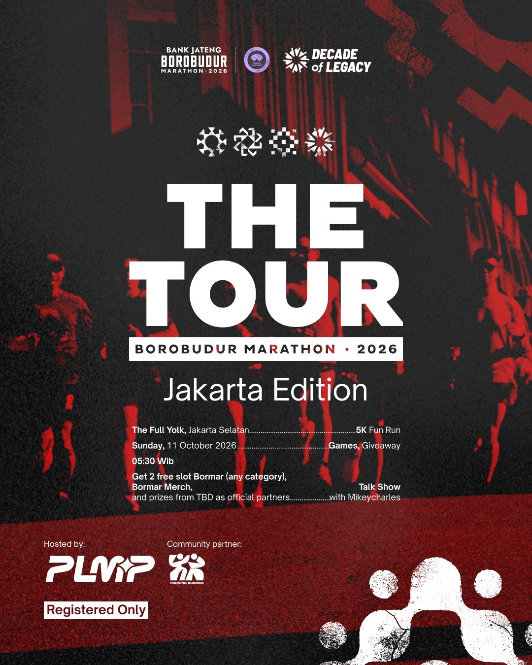 PLMP - The Tour Borobudur Marathon 2026  - Jakarta Edition