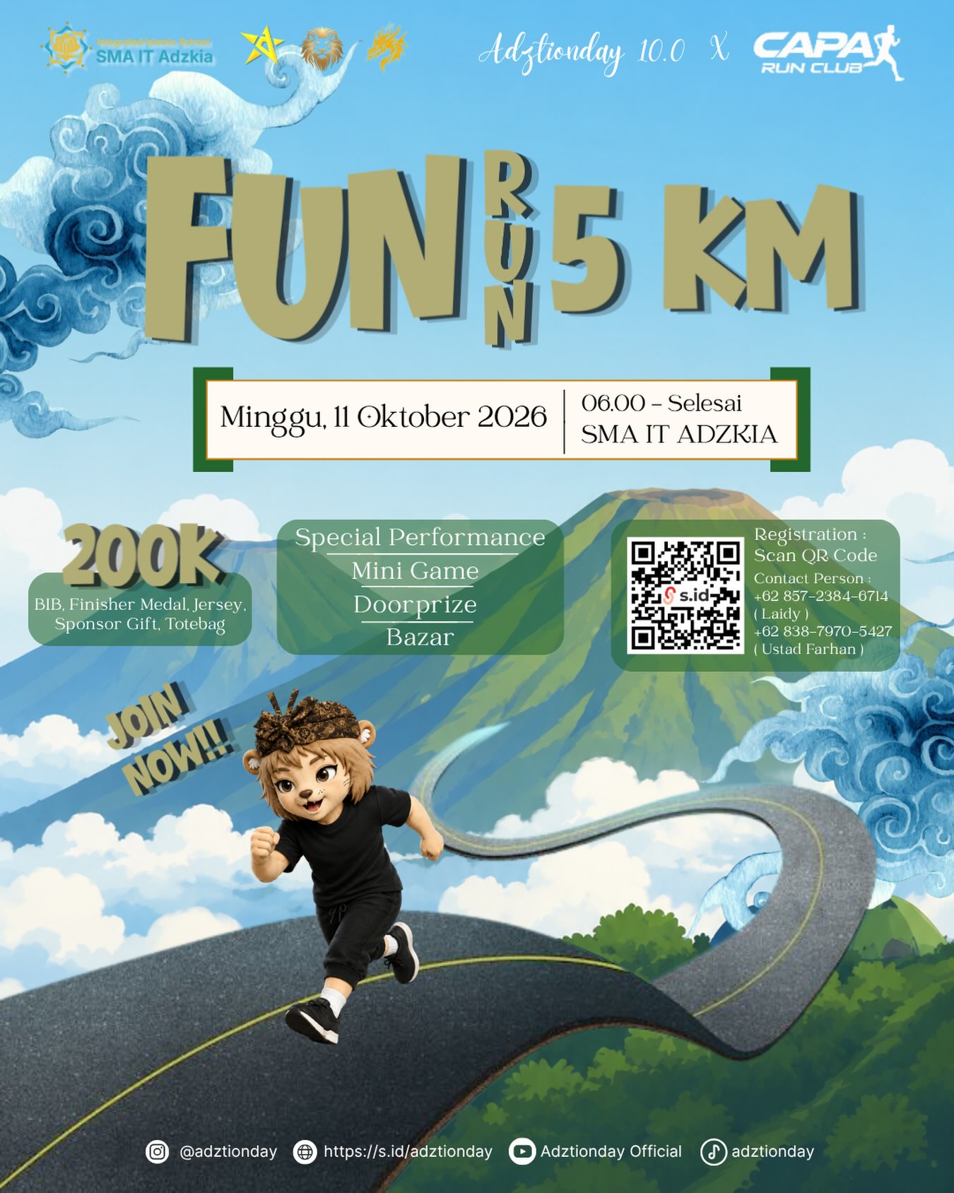 Fun Run 5K SMA IT Adzkia 2026