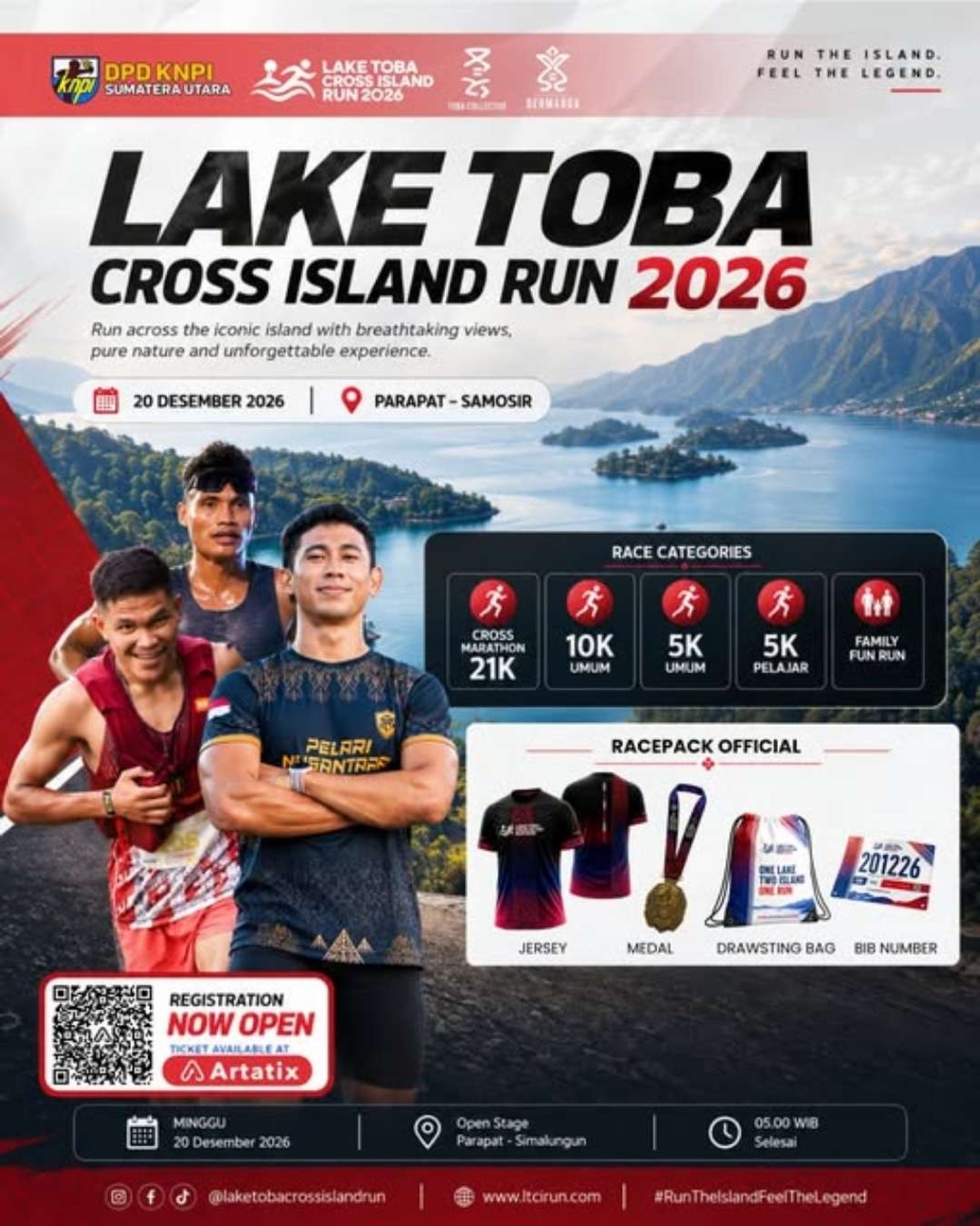 Lake Toba Cross Island Run 2026