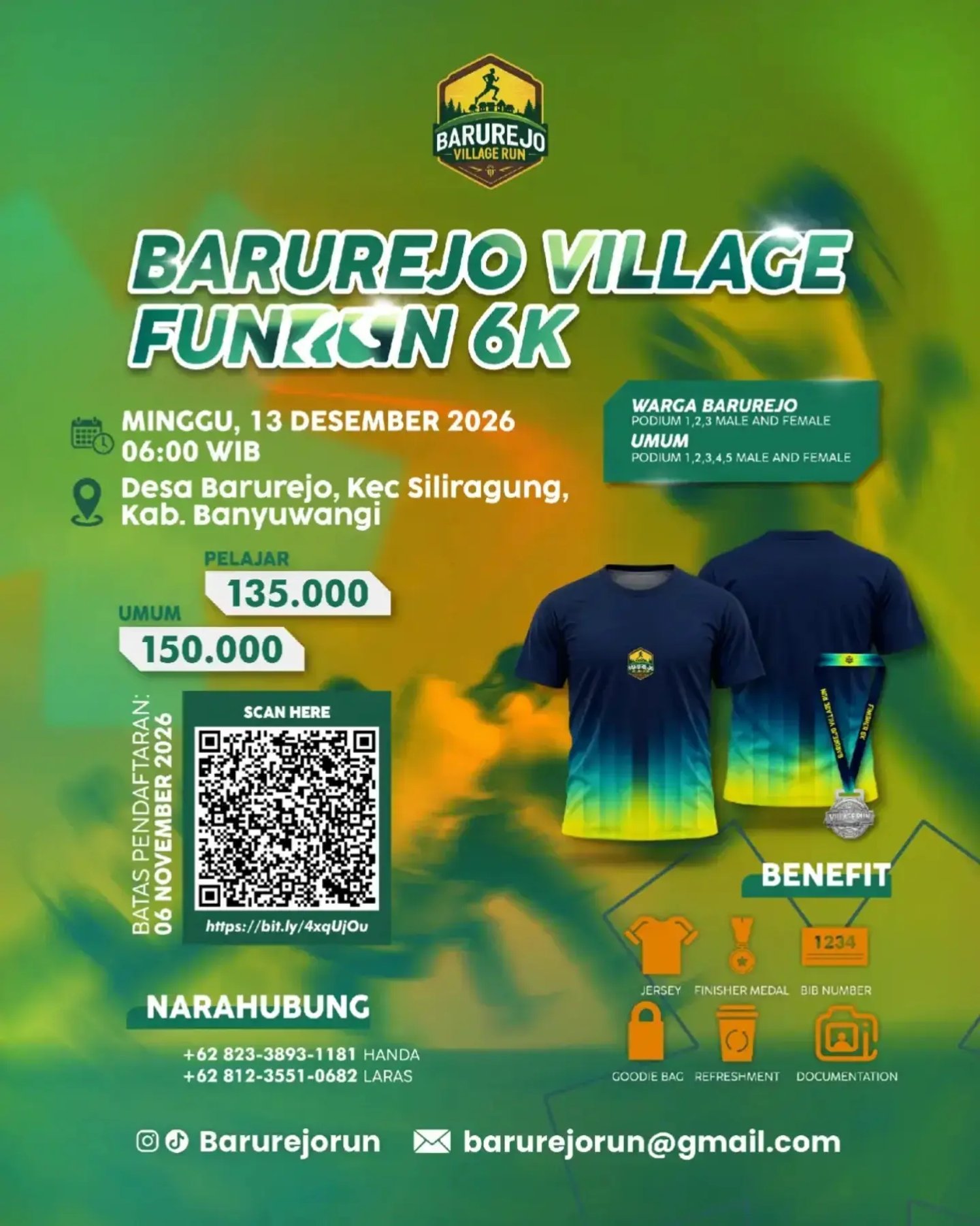 Barurejo Village Fun Run 6K 2026