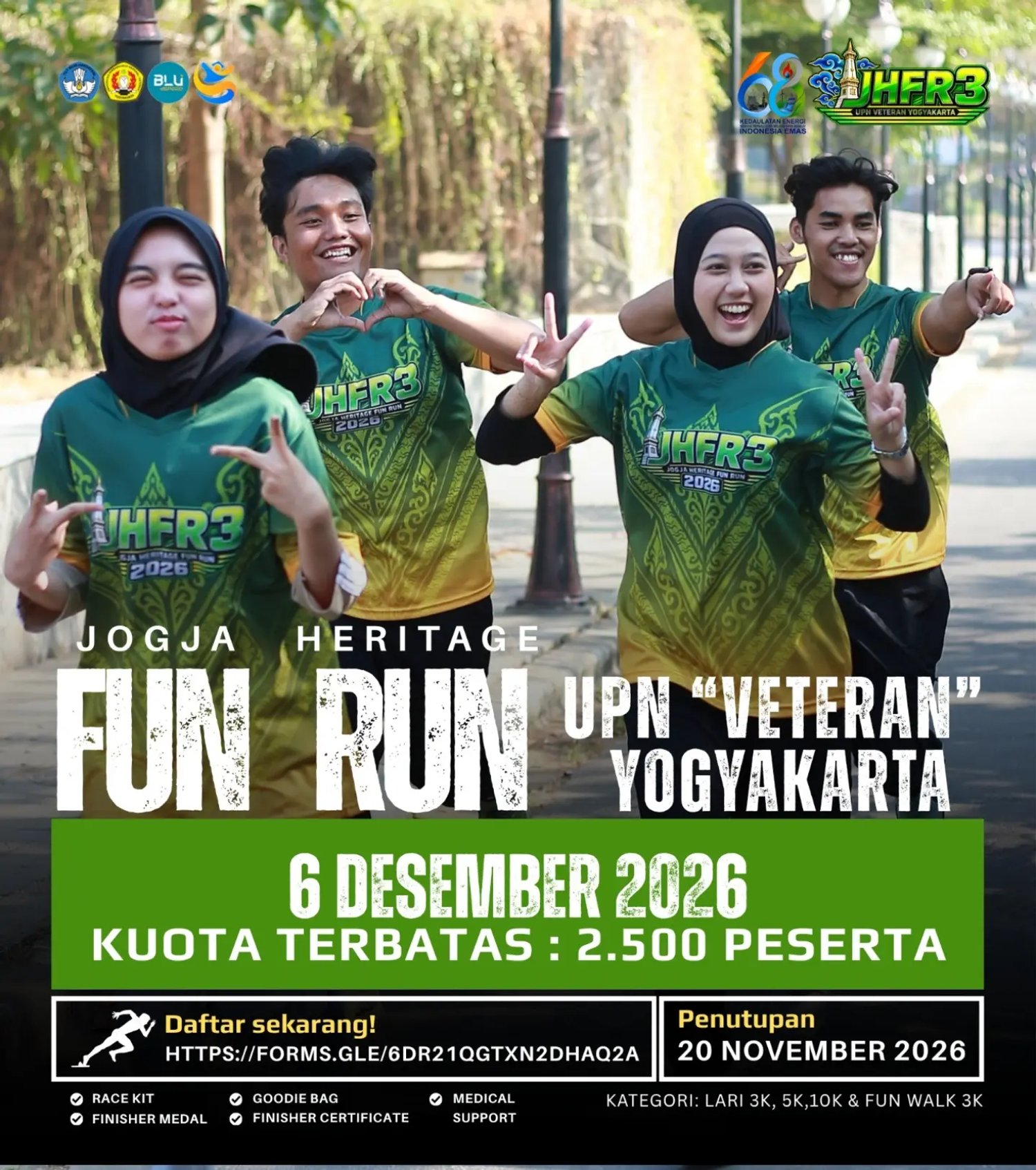 Jogja Heritage Fun Run UPN "Veteran" Yogyakarta 2026