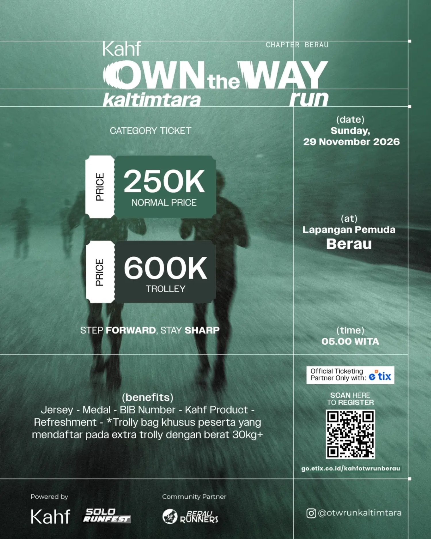 Kahf Own the Way Kaltimtara Run 2026
