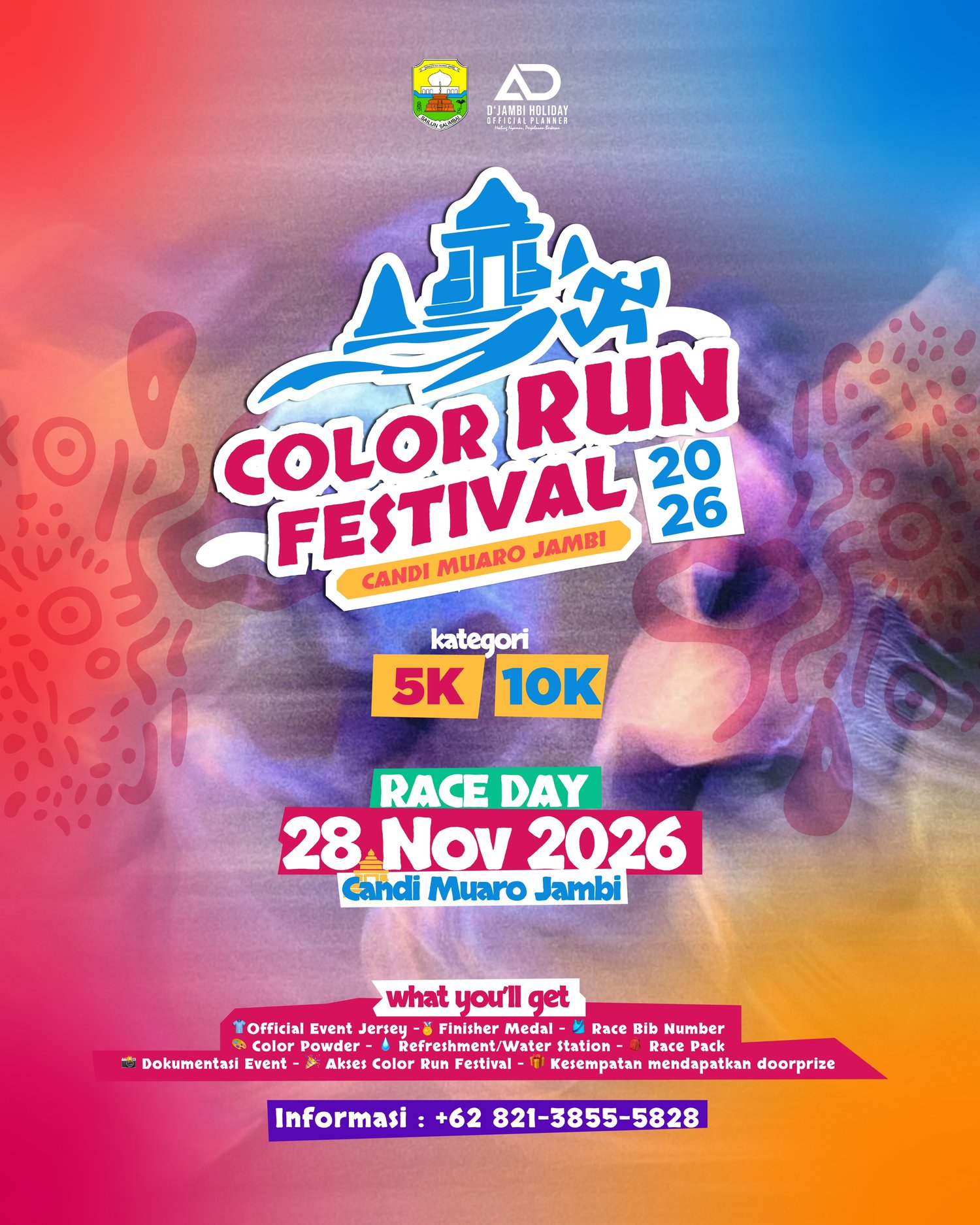 Color Run Festival Candi Muaro Jambi 2026