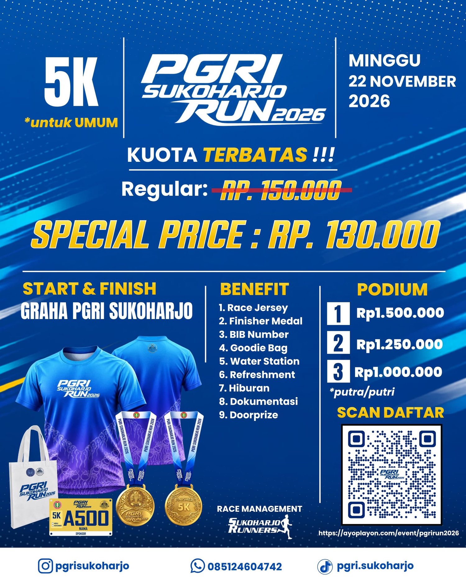 PGRI Sukoharjo Run 2026