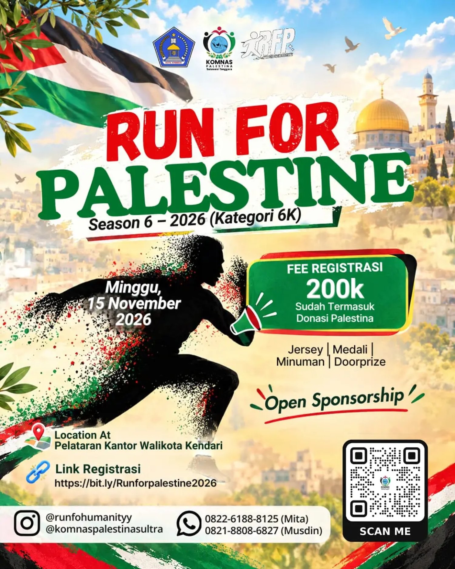 Run for Palestine Season 6 2026