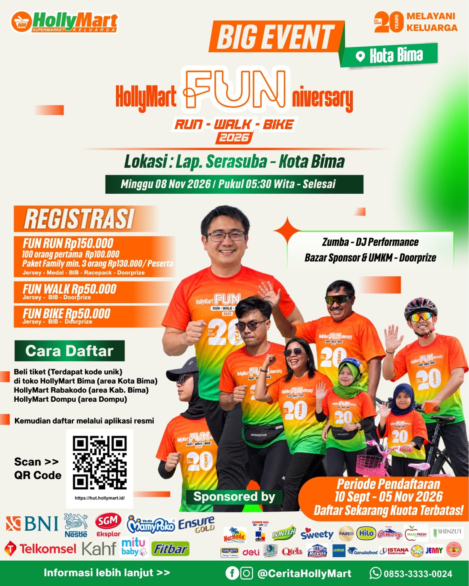 HollyMart FUNiversary Run-Walk-Bike 2026