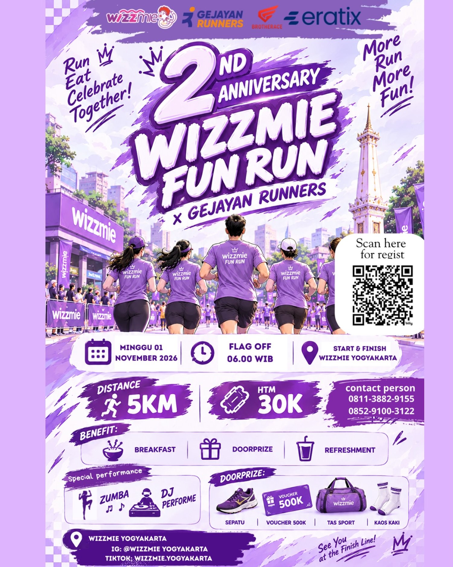 Wizzmie Fun Run x Gejayan Runners 2026