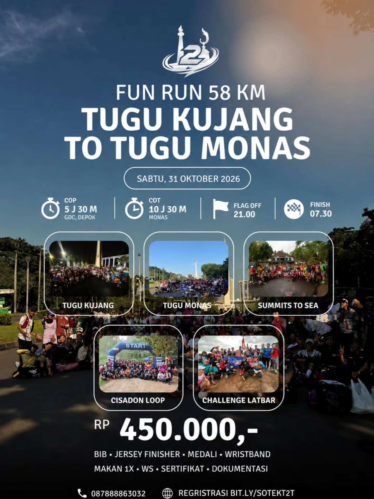 Tugu Kujang to Tugu Monas 2026