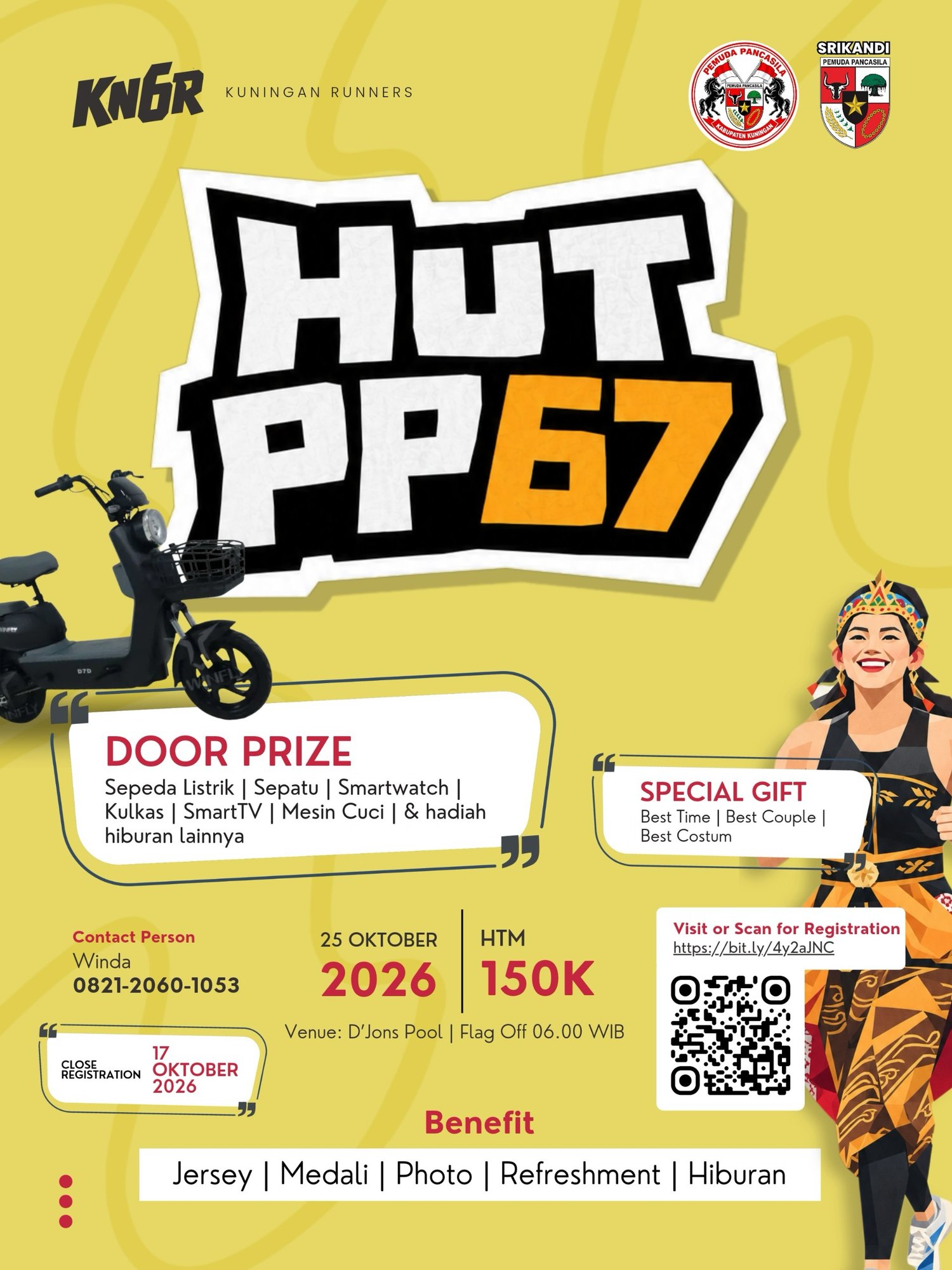 Fun Run HUT PP67 2026