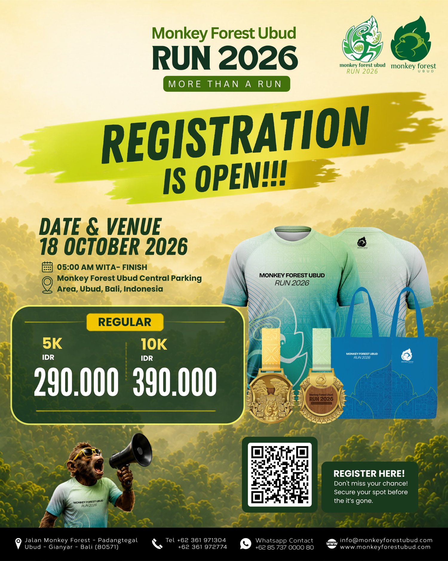 Monkey Forest Ubud Run 2026