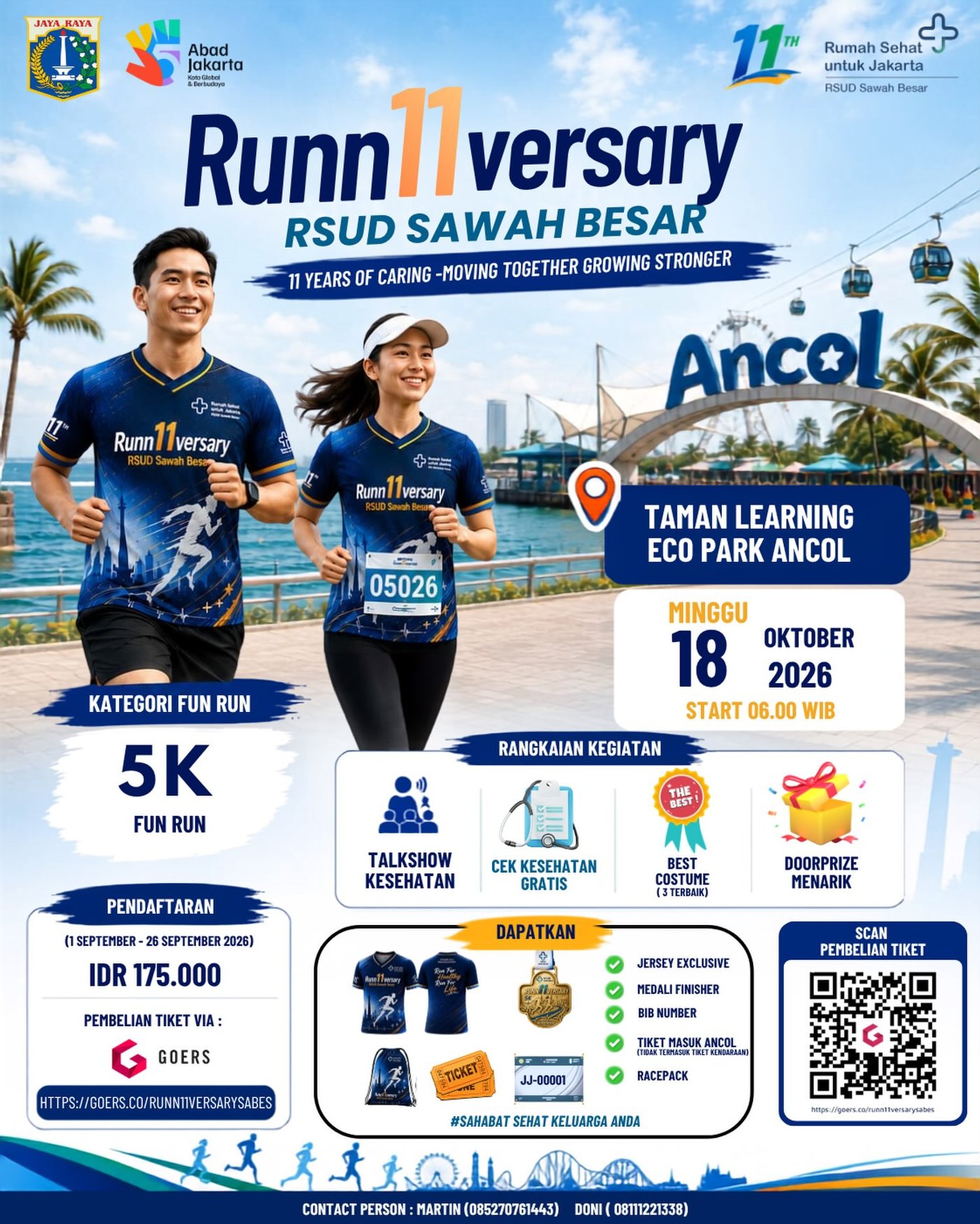 Runn11versary RSUD Sawah Besar 2026