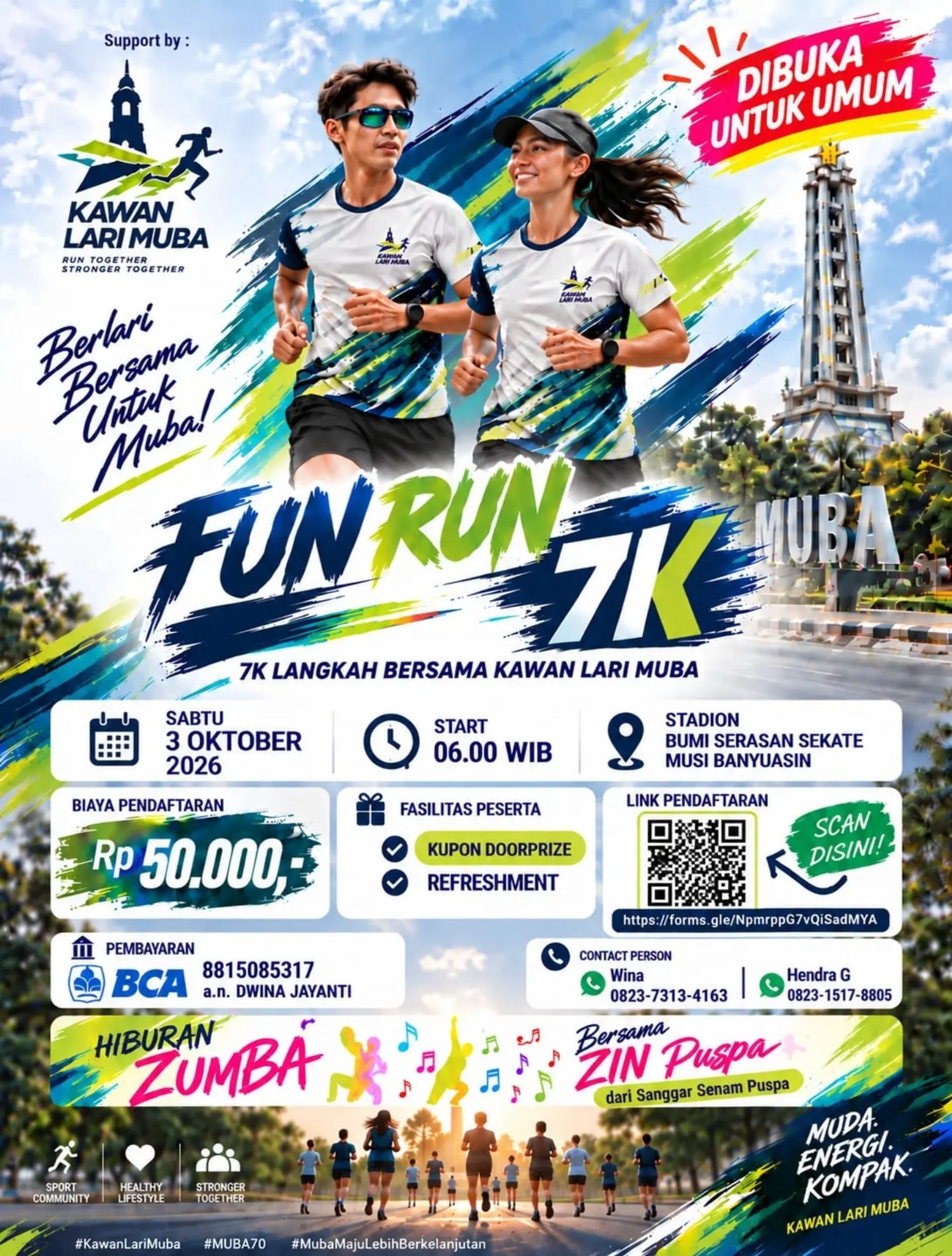 Fun Run 7K - Kawan Lari Muba 2026