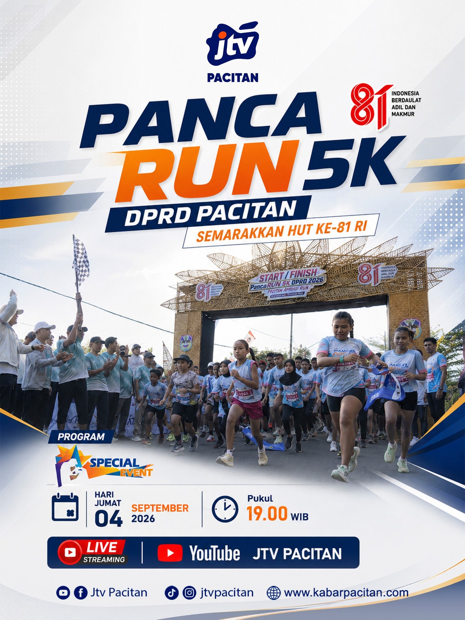Panca Run 5K DPRD Pacitan 2026