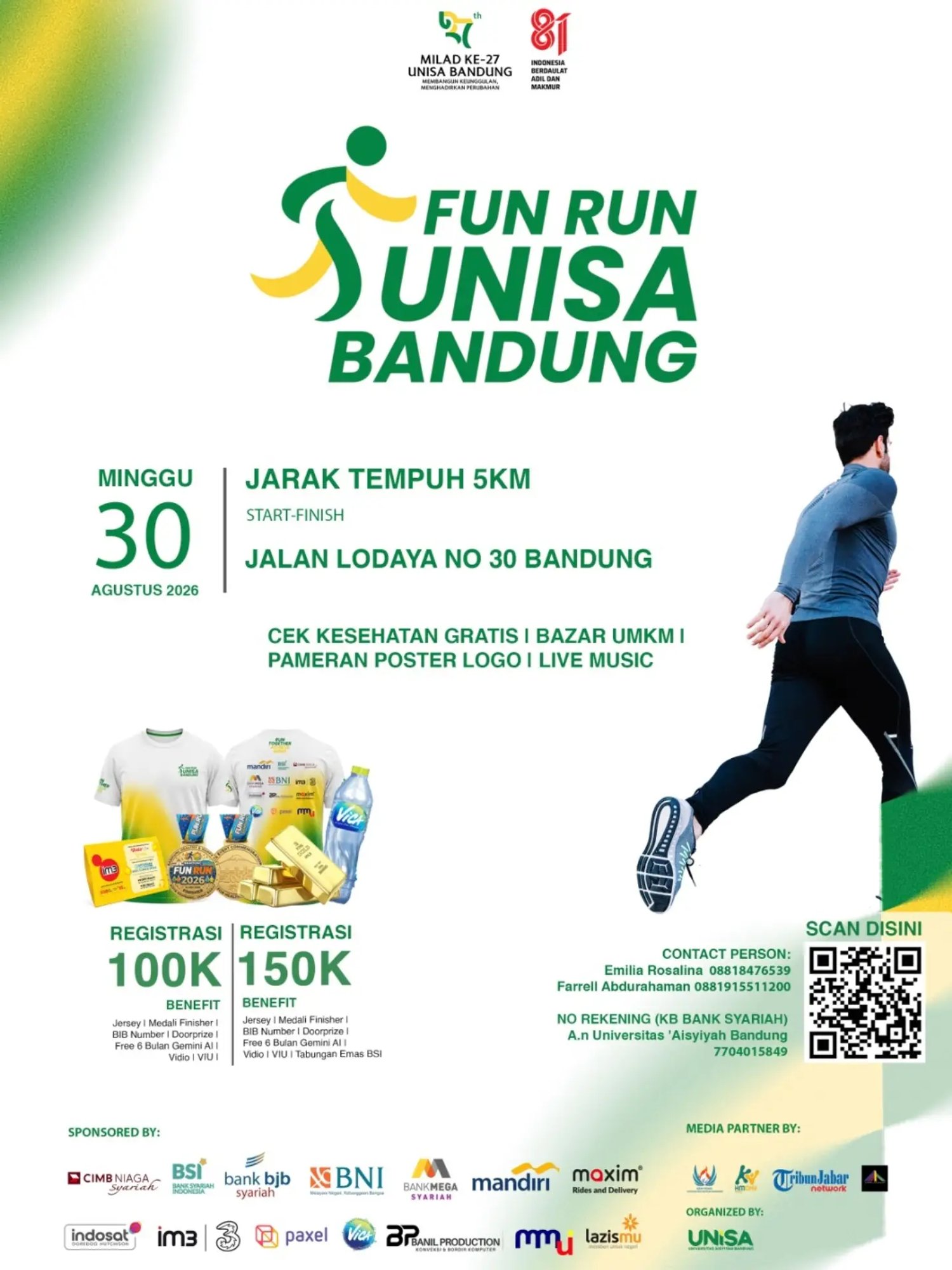 Fun Run UNISA Bandung 2026