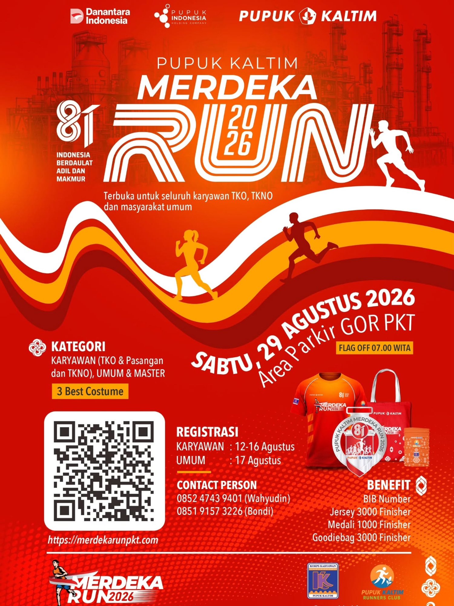 Pupuk Kaltim Merdeka Run 2026