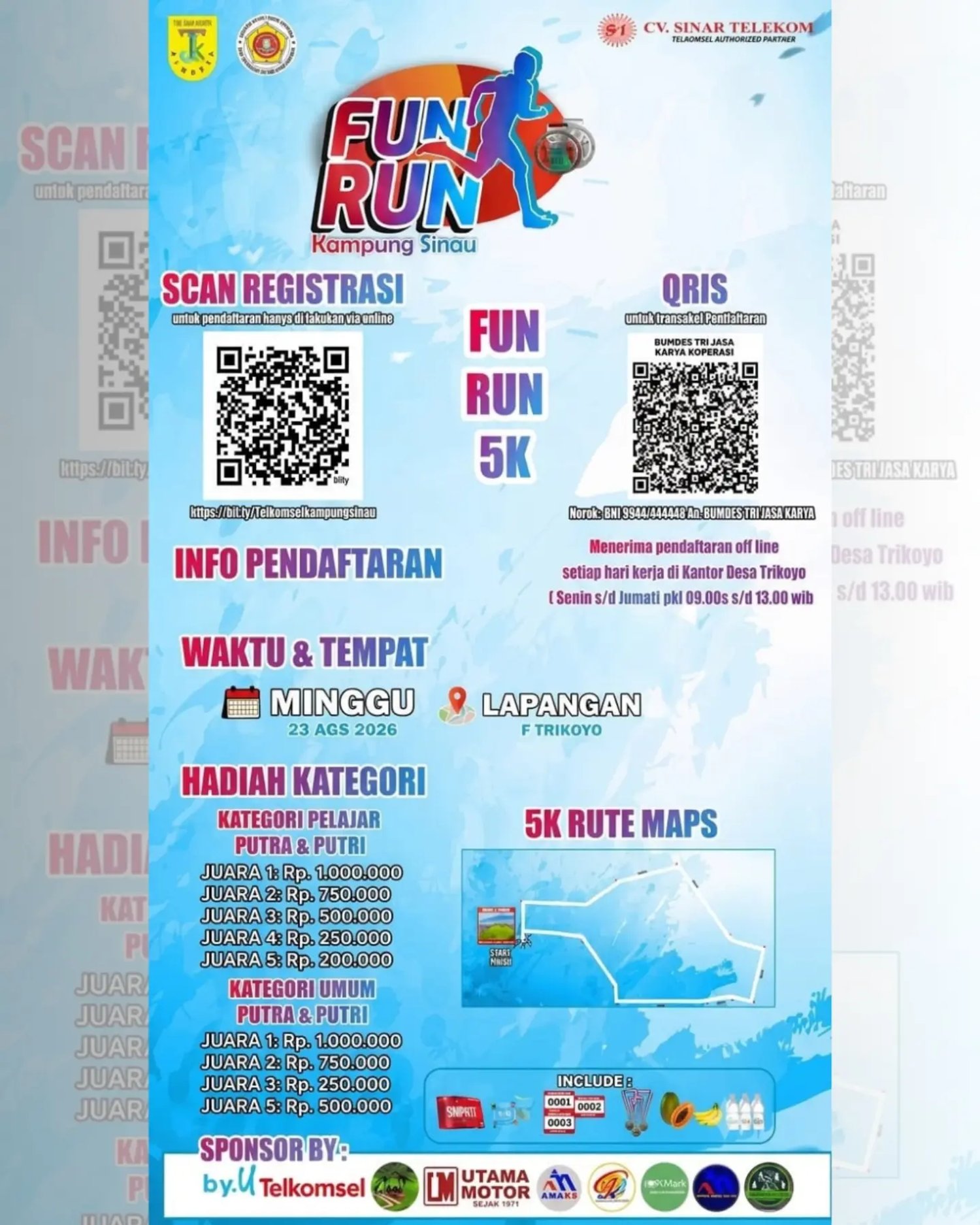 Fun Run Kampung Sinau 2026