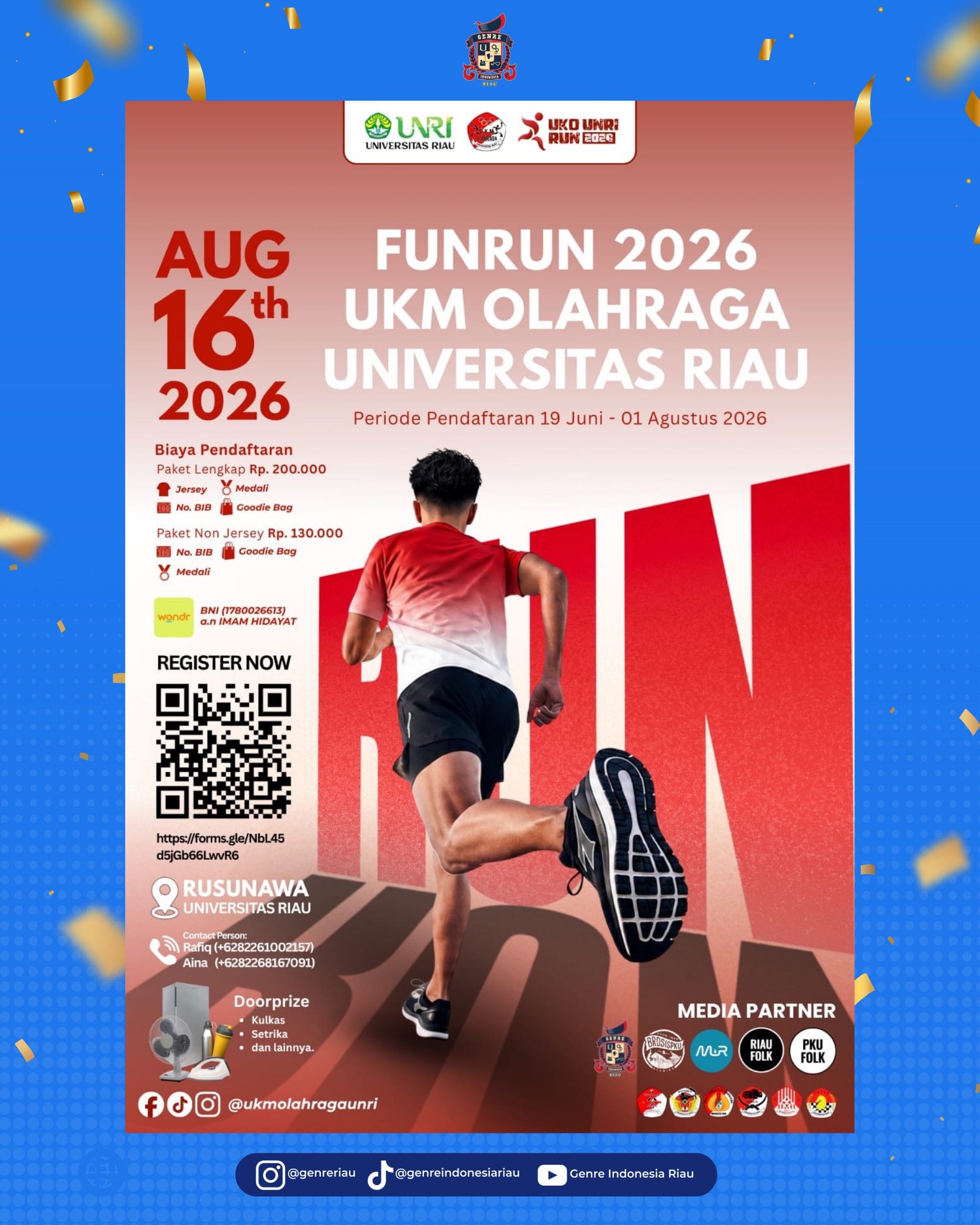 Fun Run UKM Olahraga UNRI 2026