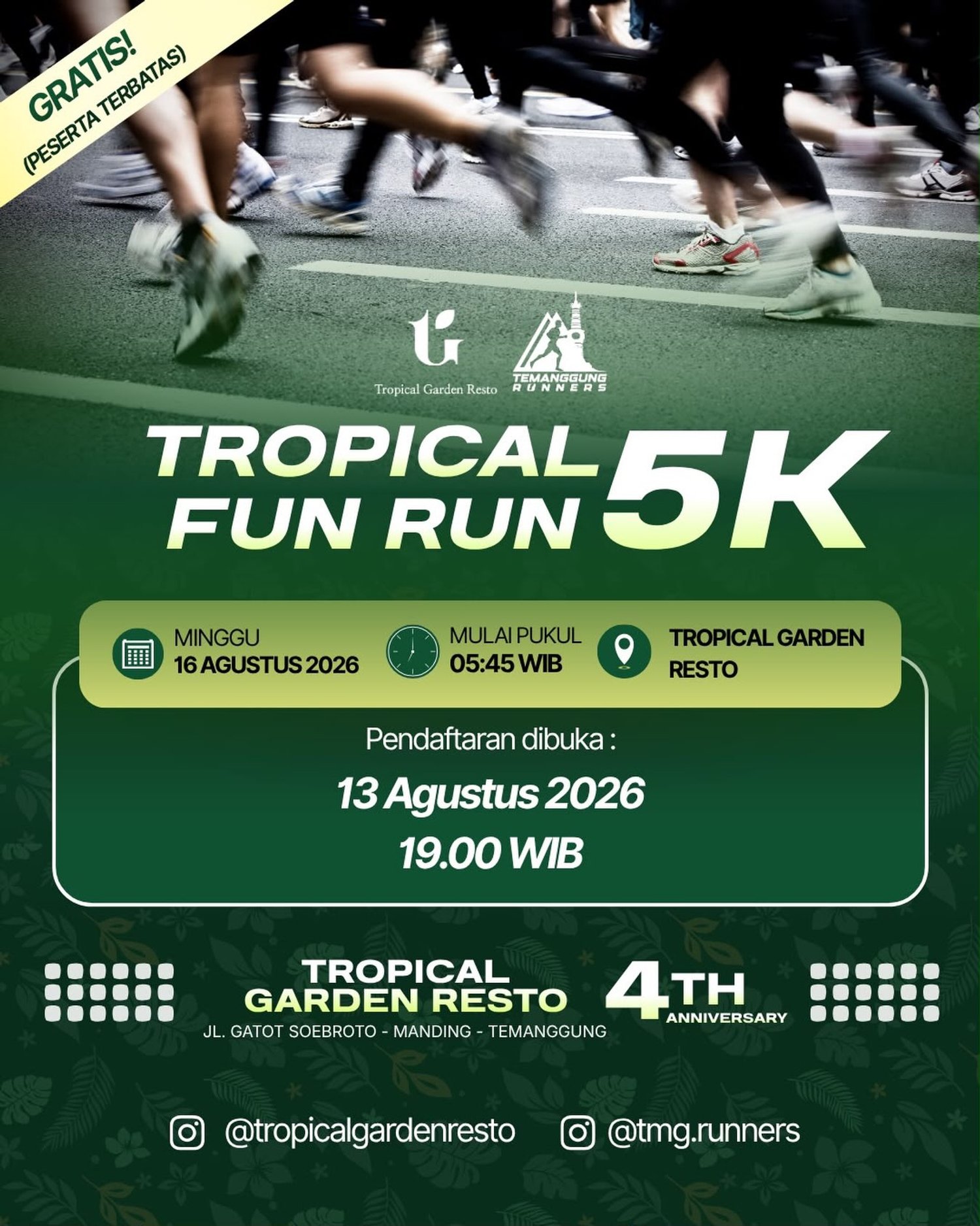 Tropical Fun Run 2026