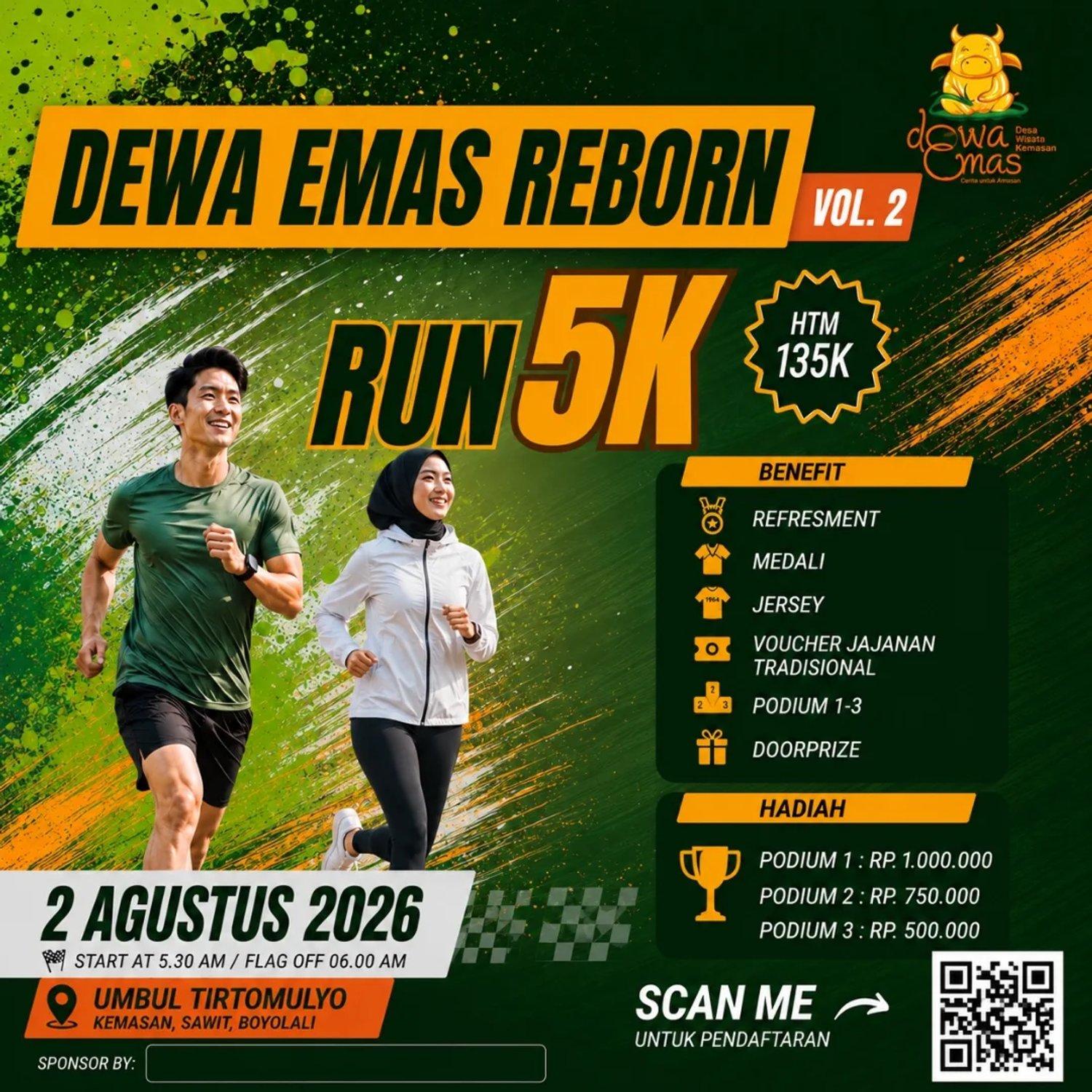Dewa Emas Run 5K Vol. 2 2026