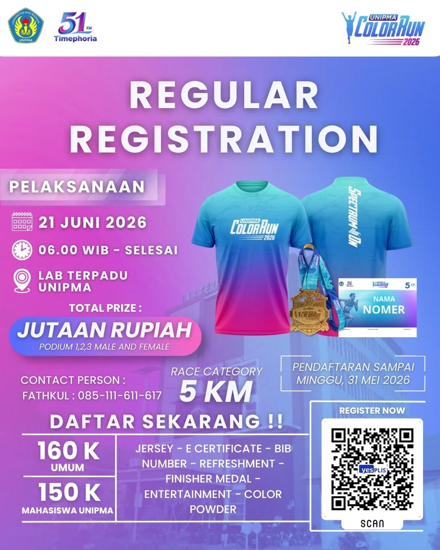 UNIPMA Color Run 2026