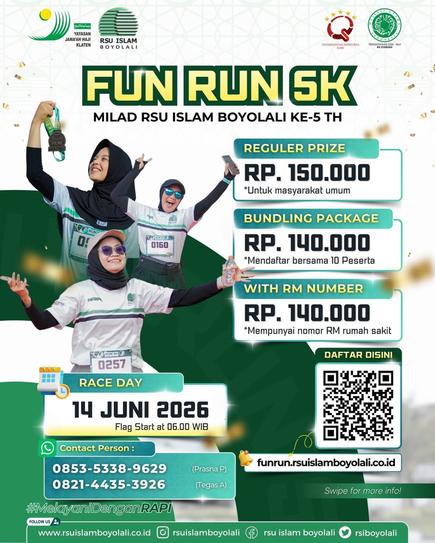 Fun Run 5K Milad ke-5 RSU Islam Boyolali 2026