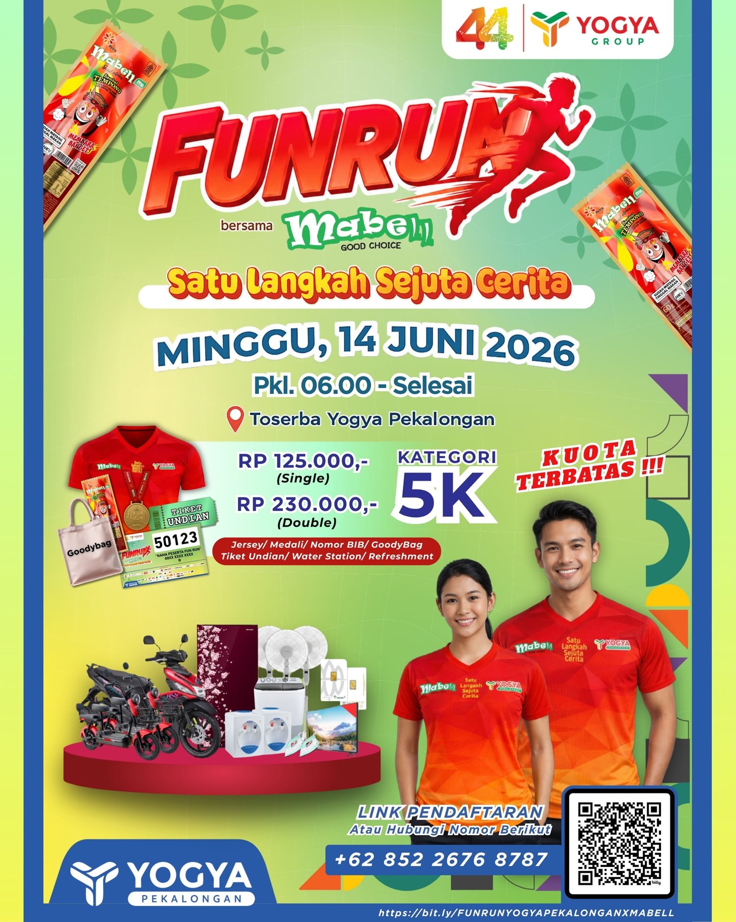 Fun Run Yogya Pekalongan x Mabell 2026
