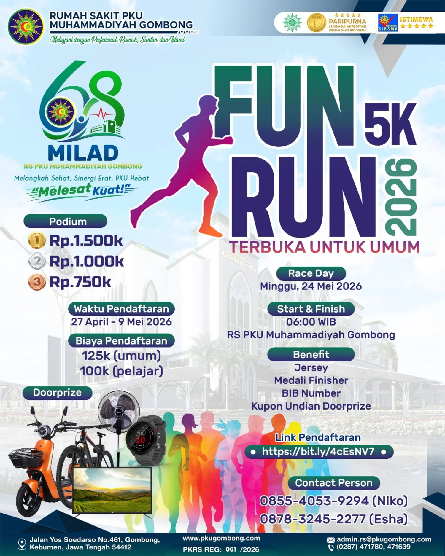 Fun Run 5K PKU Muhammadiyah Gombong 2026