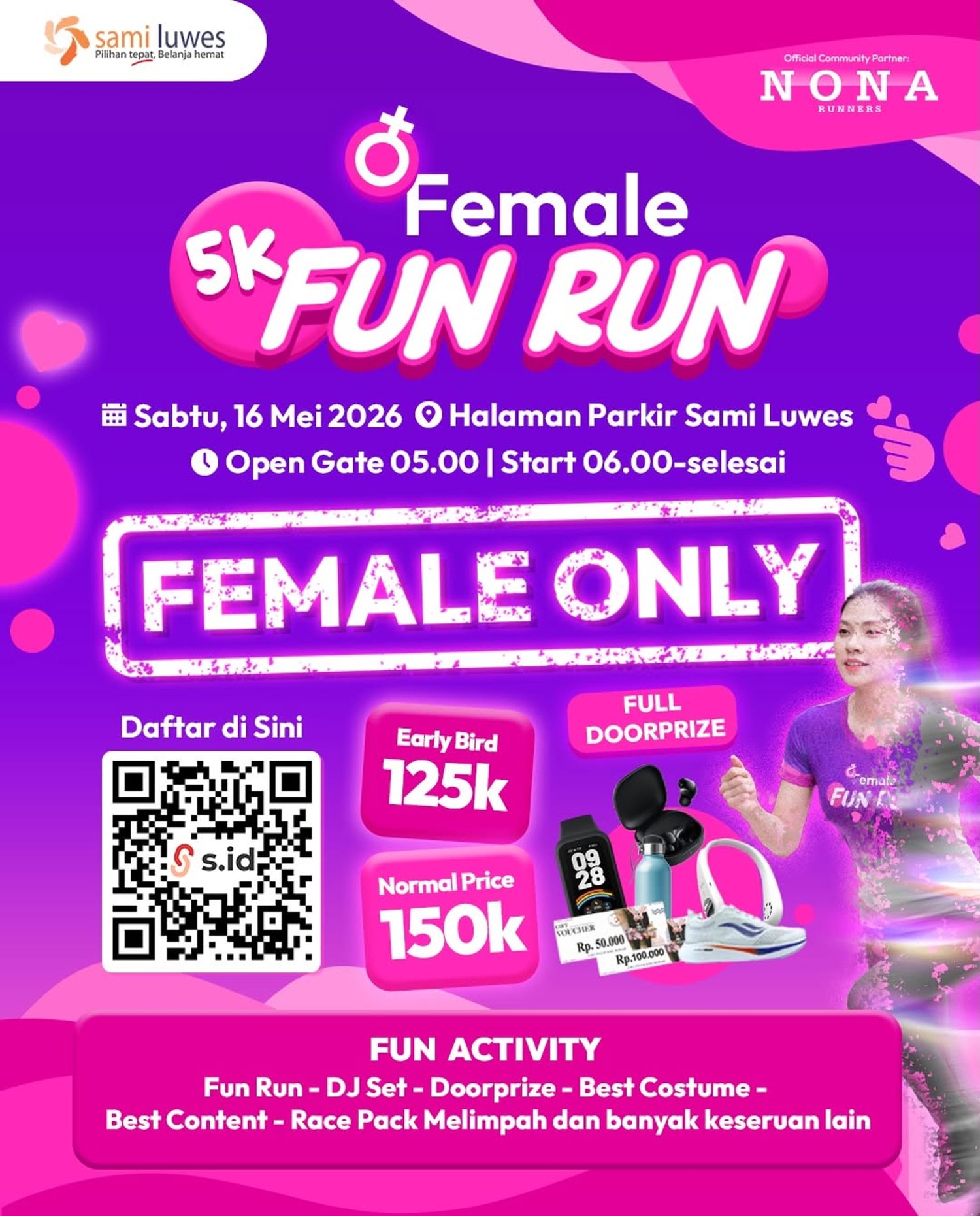 Female Fun Run x Nona Runners 2026